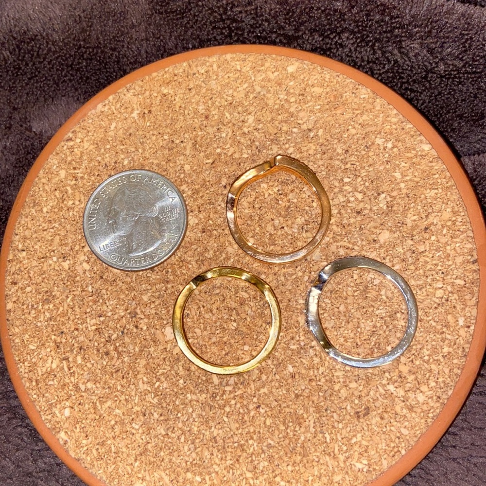 Touchstone Crystal Colorwave Rings - Picture 5 of 8